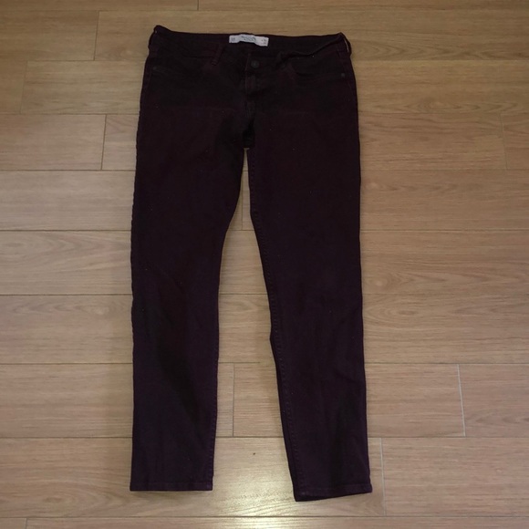 Burgundy jeans - Picture 1 of 2